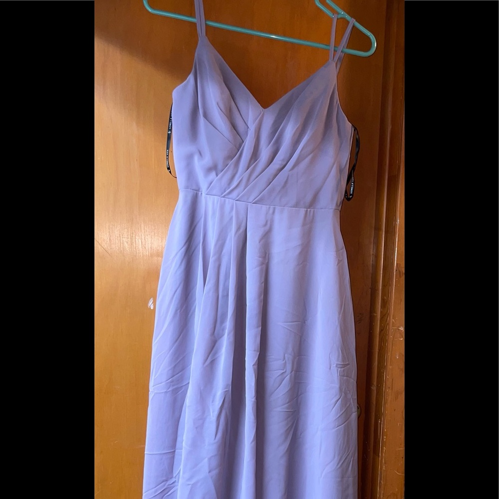 Purple formal dress